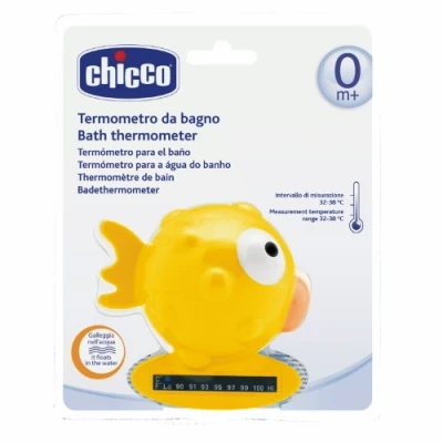 Afbeelding van Chicco Badthermometer Vis Geel