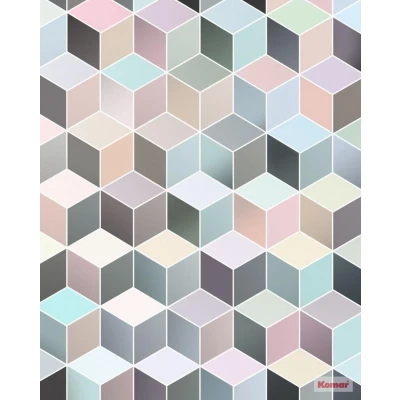 Afbeelding van Komar Vliesbehang Pure Cubes Pastel (1 stuk)