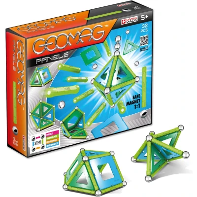 Afbeelding van Geomag Panels Groen/blauw 32 delig