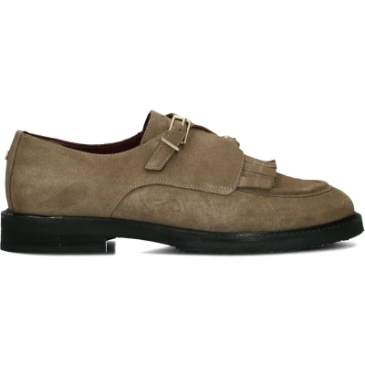 Afbeelding van Fred De La Bretoniere Paris Jay Loafers Dames Instappers Taupe Maat 36