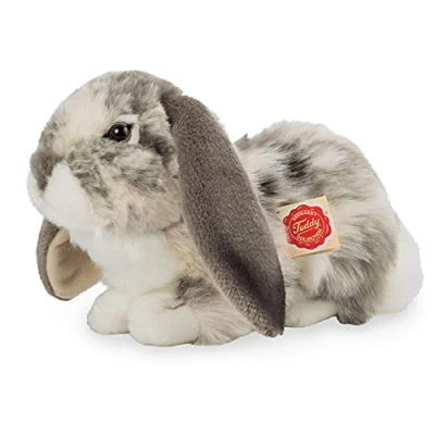 Afbeelding van Teddy HERMANN® Wild konijn liggend grijs/wit, 30 cm