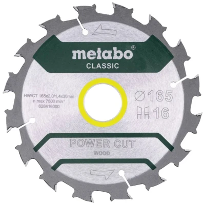 Afbeelding van Metabo 628416000 Cirkelzaagblad 165 x 30 mm Aantal tanden: 48 1 stuk(s)