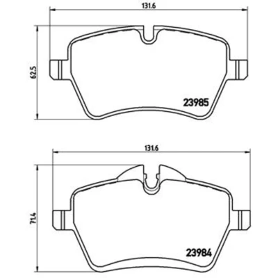 Afbeelding van Brembo Remblokset P 06 051