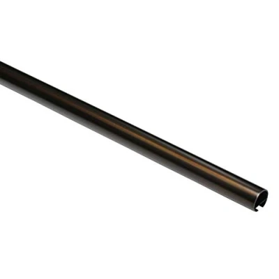 Afbeelding van GARDINIA gordijnrail met binnenloper I Ø 20 mm brons 120 cm, metaal