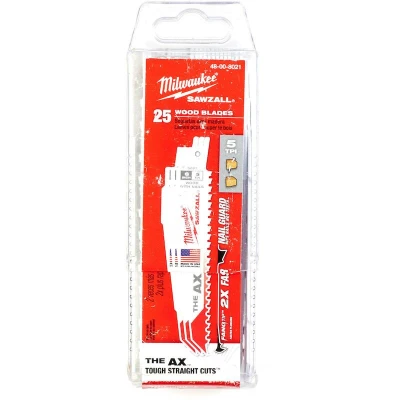 Afbeelding van Reciprozaagblad Sawzall Hout The Ax 150 Mm 5 Tpi (25 Stuks)