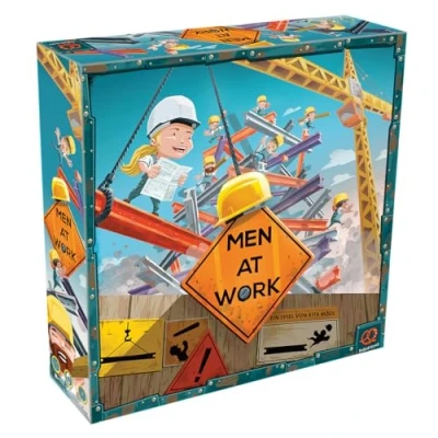 Afbeelding van Pretzel Games, Men at Work, familiespel, behendigheidsspel, 2 5 spelers, vanaf 8+ jaar, 30+ minuten, Duits