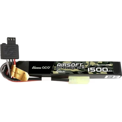 Afbeelding van Gens ace LiPo accupack 7.4 V 1500 mAh Aantal cellen: 2 25 C Block Mini Tamiya