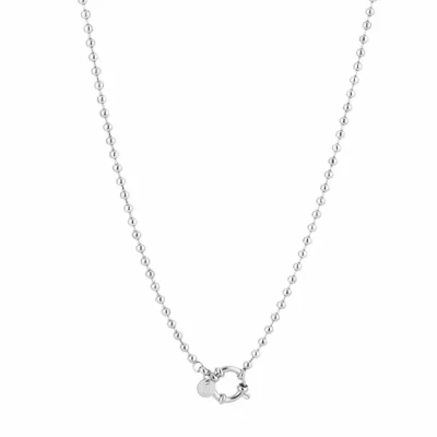 Afbeelding van Bijoutheek Collier Balls Round Lock Zilver