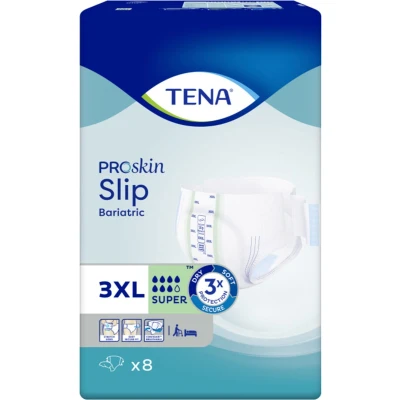 Afbeelding van 2x TENA Proskin Slip Bariatric Super 3XL 8 stuks