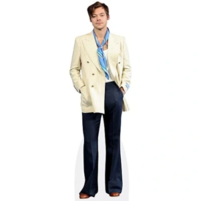 Afbeelding van Harry E. Styles (White Blazer) Levensgrote Knipsels