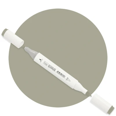Afbeelding van Green Grey Twin Tip Alcohol Ink Marker