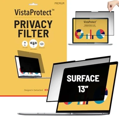 Afbeelding van VistaProtect Privacy Filter &amp; Blauw Licht Filter. Screenprotector Beschermfolie voor Microsoft Surface Pro X 8 9 (13&quot; inches)