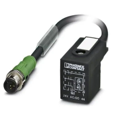 Afbeelding van Phoenix Contact SAC 3P M12MS/1,5 PUR/BI 1L Z 1400774 Inhoud: 1 stuk(s)