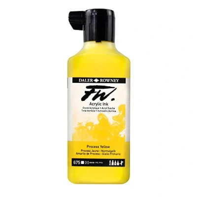 Afbeelding van FW INK 180ML PROCESS GEEL