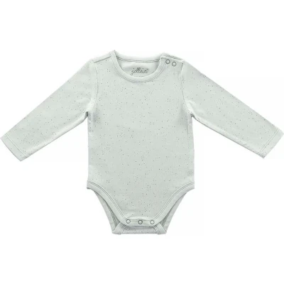 Afbeelding van Jollein romper lange mouw Mini dots soft grey