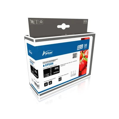 Afbeelding van Astar Epson 202XL T02G7 XP serie inkt HC Rebuilt CMYK set van 5