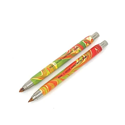 Afbeelding van Koh I Noor 5340M metalen potlood, vulpotlood met puntenslijper, stiftdikte 5,6 mm, Magic (kleurrijk) regenboogpen