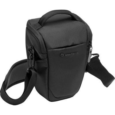 Afbeelding van Manfrotto Advanced Holster M III, Draagtas voor Spiegelloze Camera met Lens, Cameratas Statiefbevestiging en Regenhoes, Fotografie Accessoires