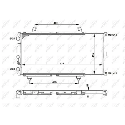 Afbeelding van Radiateur NRF 52152