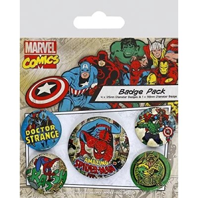Afbeelding van SpiderMan Buttons Marvel Badge Pack