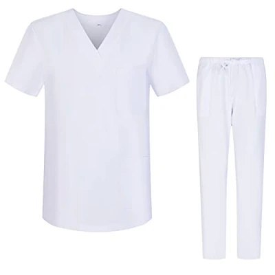 Afbeelding van MISEMIYA Sanitair slaappak, uniseks, medische uniformen, G713 6802, wit 68, XXL