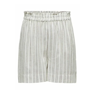 Afbeelding van ONLY LÄSSIGE Normal Geschnitten Shorts, Dames, Maat: Small, Bright white