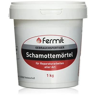 Afbeelding van Fermit chamottemortel, 1 kg, vuurvaste lijm, mortel, mortel