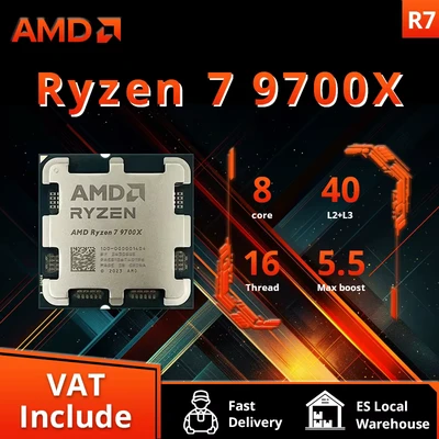 Afbeelding van AMD Ryzen 7 9700X processor 3,8 GHz 40 MB L2 &amp; L3