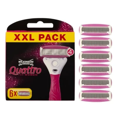 Afbeelding van Wilkinson Navulmesjes Quattro For Women 6 Stuks