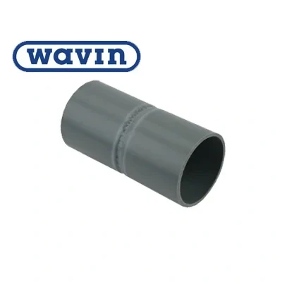 Afbeelding van Slagvaste sok 19mm grijs Wavin