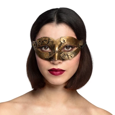 Afbeelding van Boland Oogmasker Gearpunk Volwassenen Robot Steampunk Sciencefiction