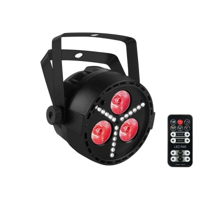 Afbeelding van Ibiza Light PAR MINI STR 2 in 1 RGBW LED DMX