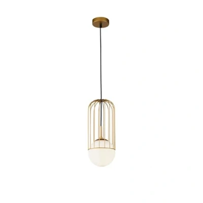 Afbeelding van Maytoni P362PL 01G Modern Telford hanglamp, goud/wit