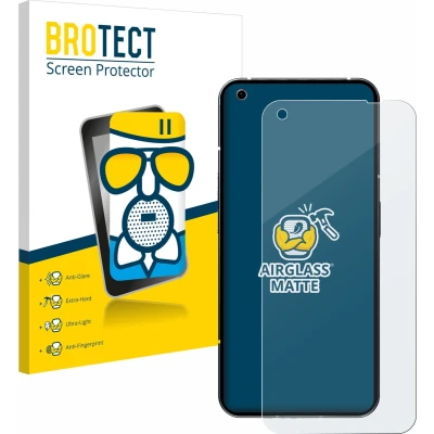 Afbeelding van BROTECT Antireflecterende Glas Screen Protector Mat voor Nothing Phone (1) Schermbeschermer [Beschermglas Folie niet Gehard Glas]