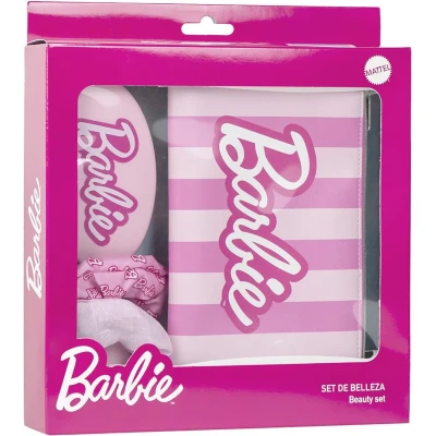 Afbeelding van Barbie Beauty Set Toilettas Haarborstel Haar scrunchies Cadeauverpakking