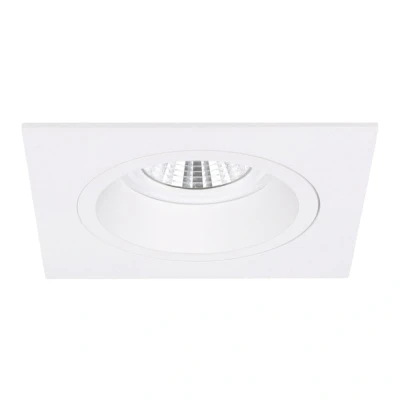 Afbeelding van Yphix Milano Inbouwspot Wit Vierkant Verdiept 1 Lichtpunt 93x93mm LEDdirect.nl