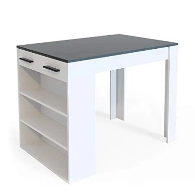 Afbeelding van Vicco Bartafel &quot;Repose&quot;, Antraciet/Wit, 67 x 100 cm