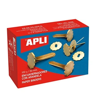 Afbeelding van APLI 12286 Metalen bindmiddelen met ring 30 mm 100 u.