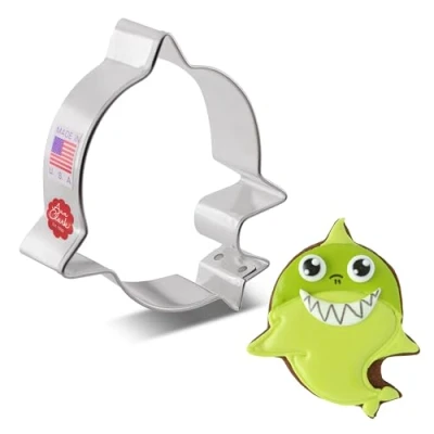 Afbeelding van Ann Clark Cookie Cutters Kleine haai koekjessnijder, 9,53 cm