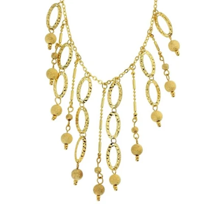 Afbeelding van Behave Ketting goudkleur met hangers