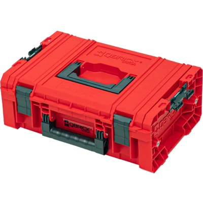 Afbeelding van Qbrick System Pro Technician Case 2.0 Red Ultra HD gereedschapskoffer, gereedschapskist, gereedschapskist van kunststof, met klemsluitingen, organizer voor