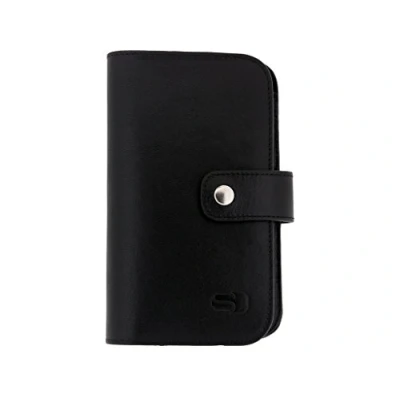 Afbeelding van Senza Leather Wallet Slide Case Black Size XXL