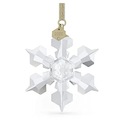 Afbeelding van Swarovski 5615387 Kerstster Ornament 2022 Ornamenten horloge Goudkleur