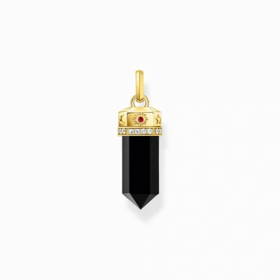 Afbeelding van Thomas Sabo PE955 177 11 Hanger Dames 925er Zilver geel verguld