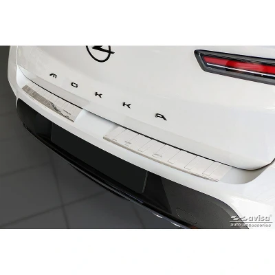 Afbeelding van Avisa RVS Achterbumperprotector passend voor Opel Mokka 2020 &#039;Ribs&#039; (2 delig)