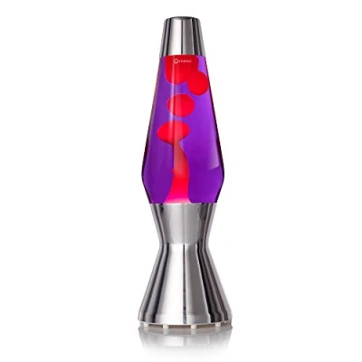 Afbeelding van Mathmos Astro Lavalamp De Originele Violet/Rood
