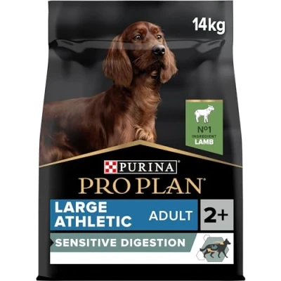 Afbeelding van 14kg Large Athletic Adult Optidigest Lam &amp; Rijst Pro Plan Hondenvoer