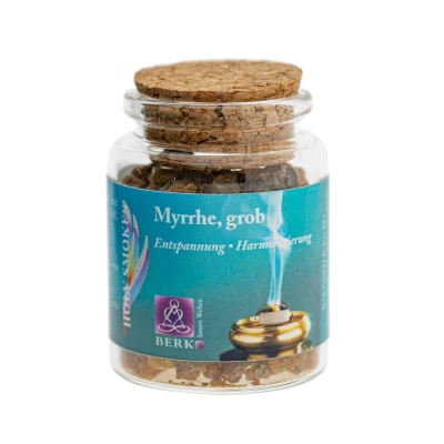 Afbeelding van Wierookhars Mirre Grof in Glas