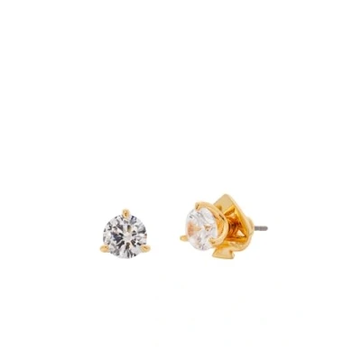 Afbeelding van Kate Spade New York 3 delige mini oorknopjes met uitsteeksels, doorzichtig/goud