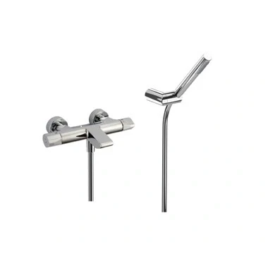 Afbeelding van Huber Advant bad/douche thermostaatkraan chroom AD.D21010.21